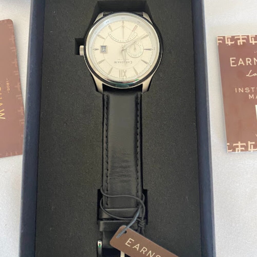 Men's Thomas Earnshaw watch , Ice White. New Never Worn